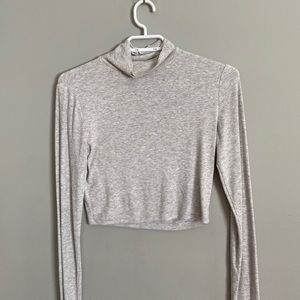 Grey long sleeve turtle neck from Garage
